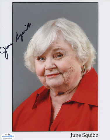 JUNE SQUIBB SIGNED 8X10 PHOTO ACOA