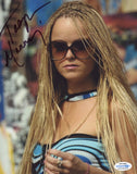 TARYN MANNING SIGNED HUSTLE AND FLOW 8X10 PHOTO ACOA