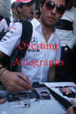 SERGIO PEREZ SIGNED SAUBER F1 FORMULA 1 8X10 PHOTO